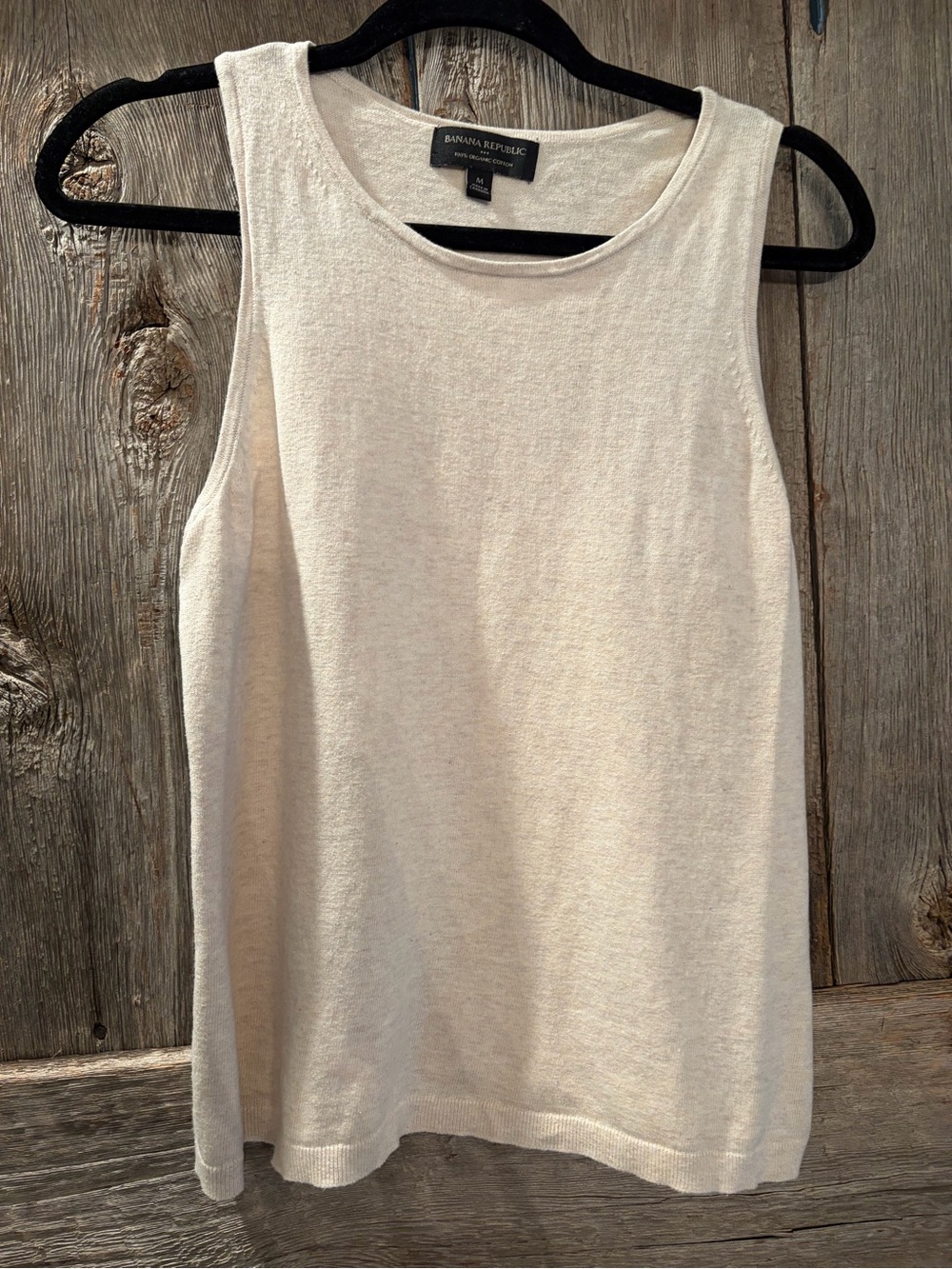 Banana Republic Oatmeal Knit Sleeveless Tank
